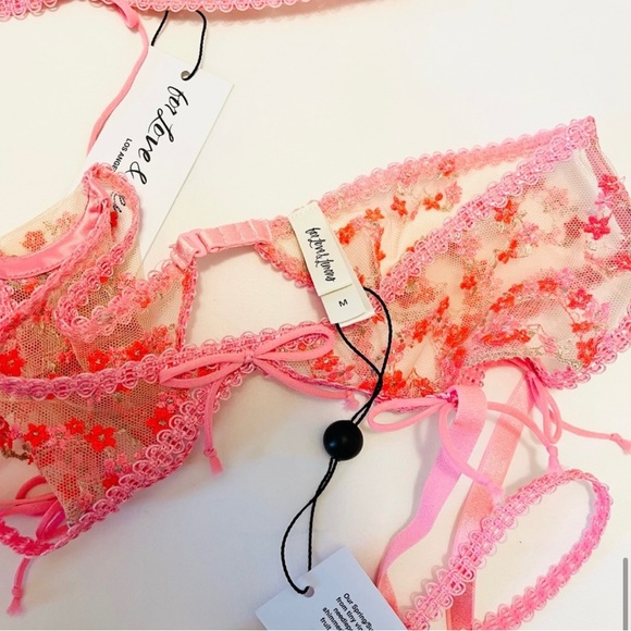 For Love & Lemons Love Bouquet Lingerie Set - Picture 10 of 14